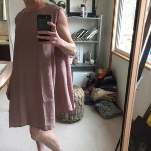 💯 Silk Dress, Mauve